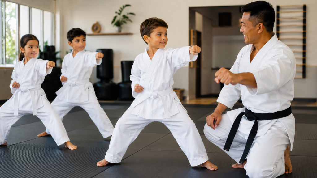 child’s first martial arts class