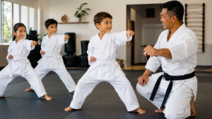 child’s first martial arts class